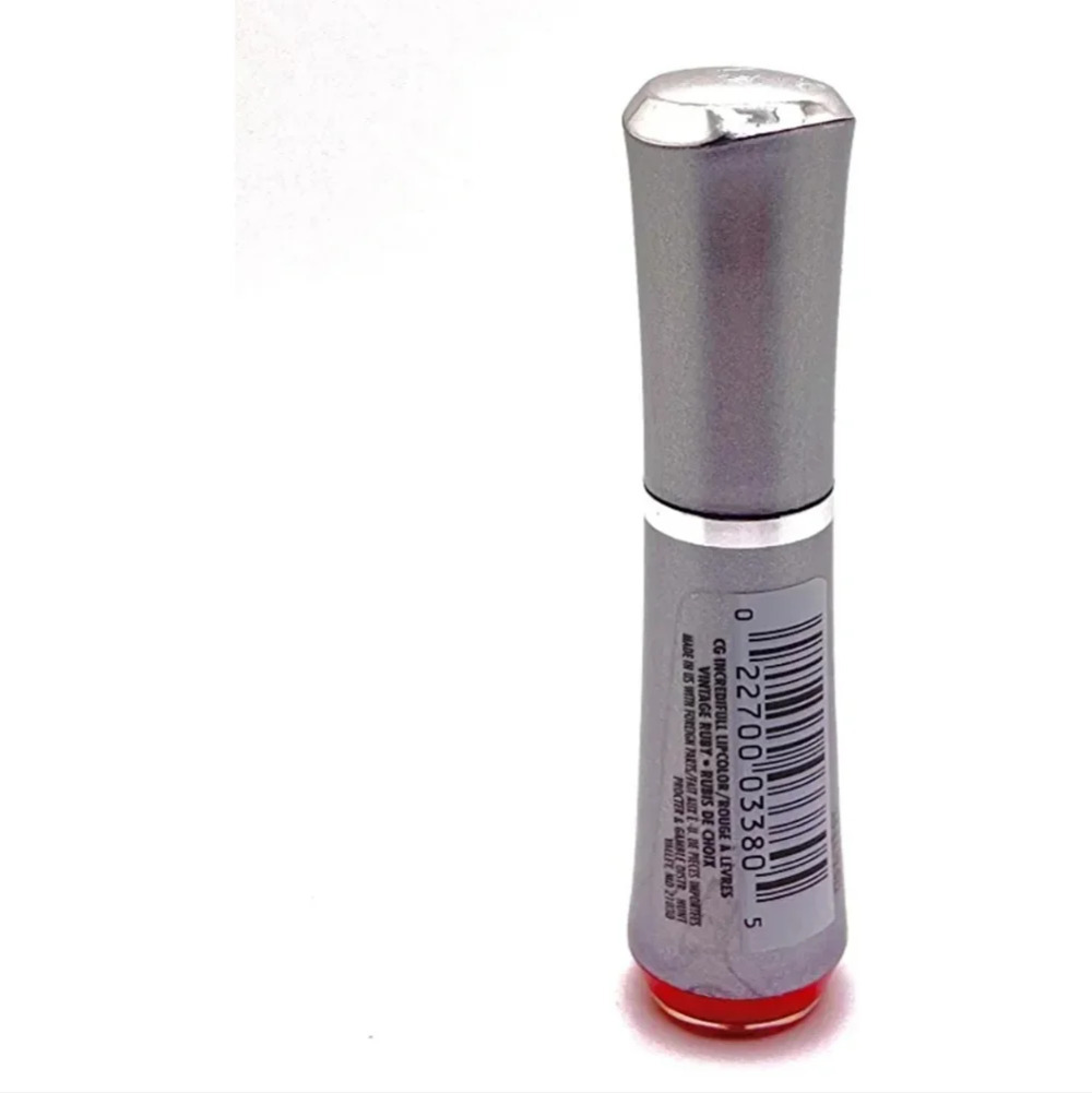 (4) COVERGIRL Incredifull Lipcolor Lipstick Vintage Ruby (Limited Edition) - Picture 2 of 5
